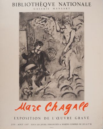 Libro Illustrato Chagall - L'Apparition, Peintre et ange