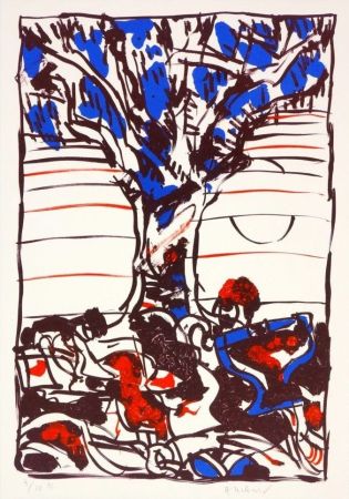 Litografia Alechinsky - L'arbre
