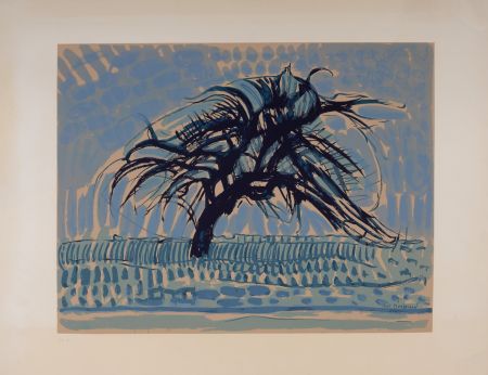 Serigrafia Mondrian - L'arbre bleu, 1911 (1957)