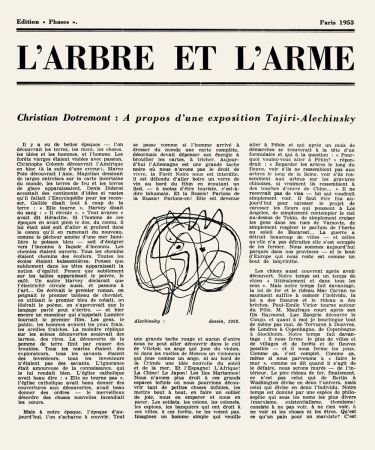 Offset Alechinsky - L'Arbre et l'arme