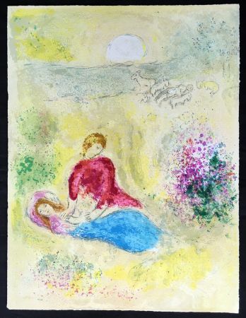 Litografia Chagall - L'Arondelle (The Little Swallow from Daphnis & Chloé - 1961)