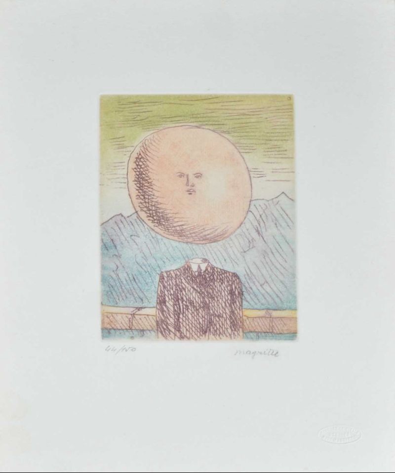 Acquaforte E Acquatinta Magritte - L'Art de Vivre