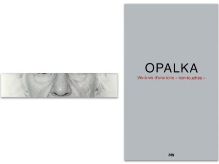 Libro Illustrato Opalka - L'art en écrit
