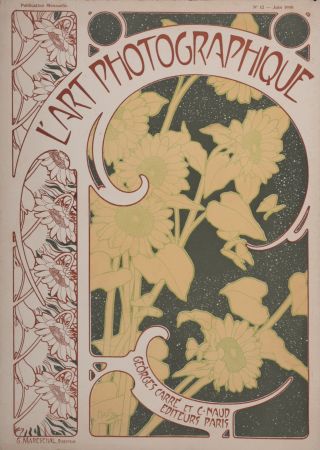 Litografia Mucha - L'Art Photographique cover, 1899-1900