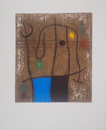 Litografia Miró - L'astrologue