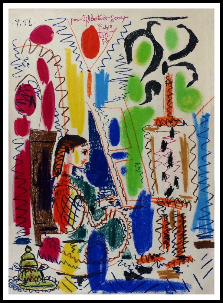 Litografia Picasso - L'atelier de CANNES