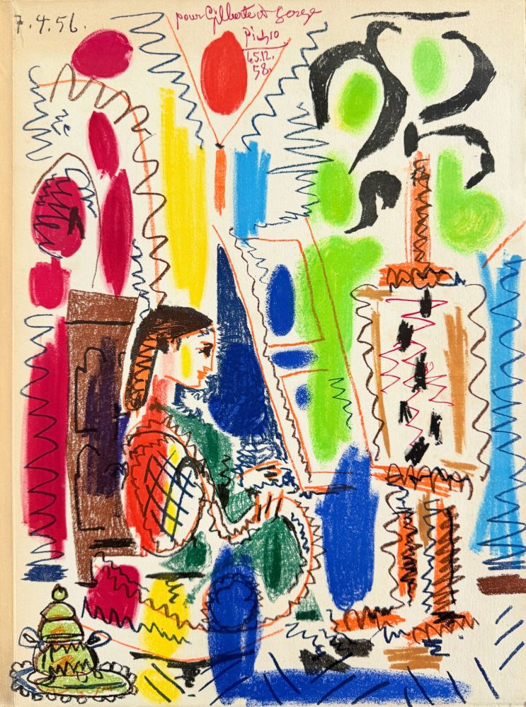 Litografia Picasso - L'atelier de Cannes