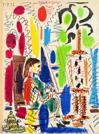 Litografia Picasso - L'atelier de Cannes