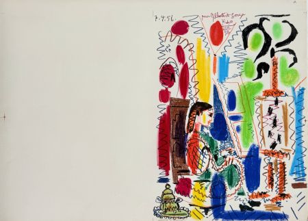 Litografia Picasso - L'atelier de Cannes