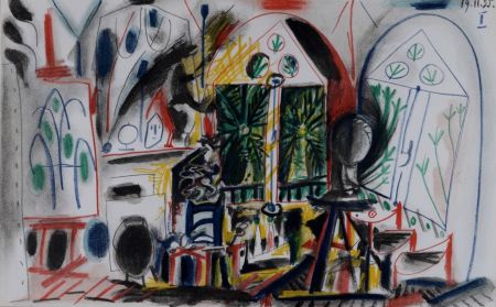 Litografia Picasso - L'Atelier de La Californie #1, 1959