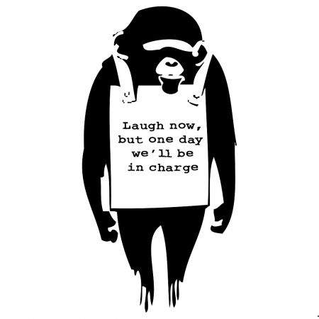 Serigrafia Banksy - Laugh Now