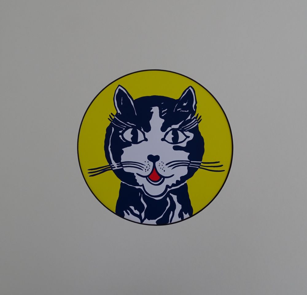 Serigrafia Lichtenstein - Laughing cat