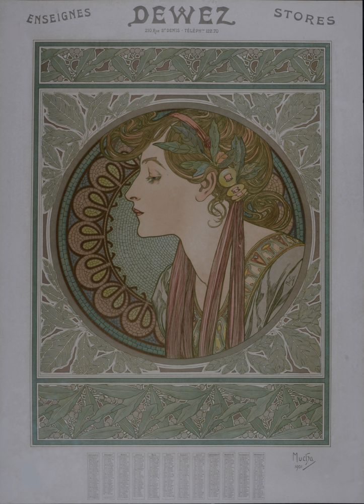 Litografia Mucha - Laurel, 1909