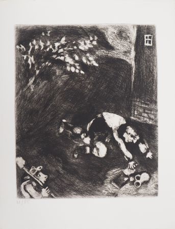 Incisione Chagall - L'avare qui a perdu son trésor