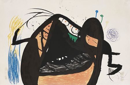 Litografia Miró - L'aïeule des 10 000 âges