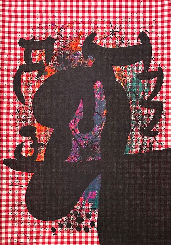 Litografia Miró - Le Bagnard