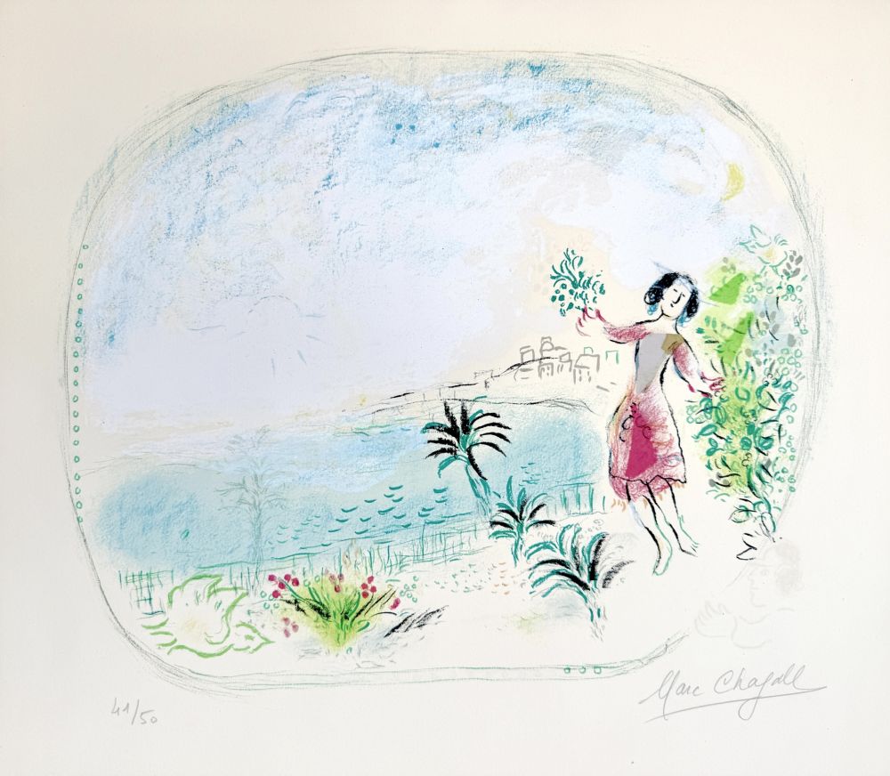 Litografia Chagall - Le Baie des Anges