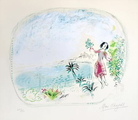 Litografia Chagall - Le Baie des Anges