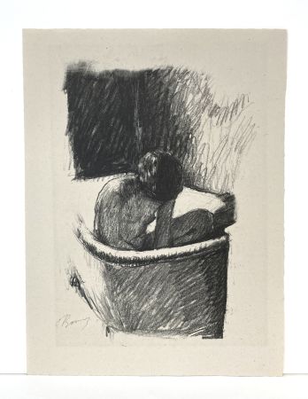 Litografia Bonnard - Le Bain