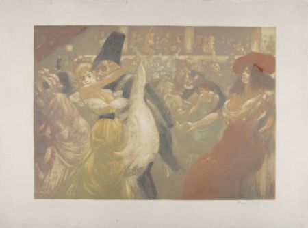 Acquaforte E Acquatinta Ranft - Le bal, c. 1900
