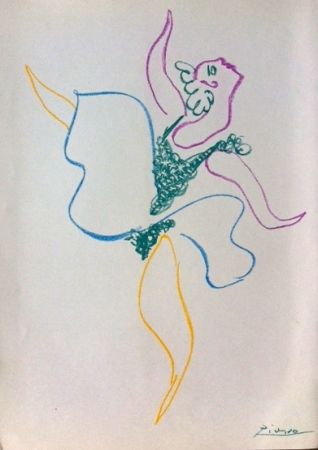 Litografia Picasso - Le ballet