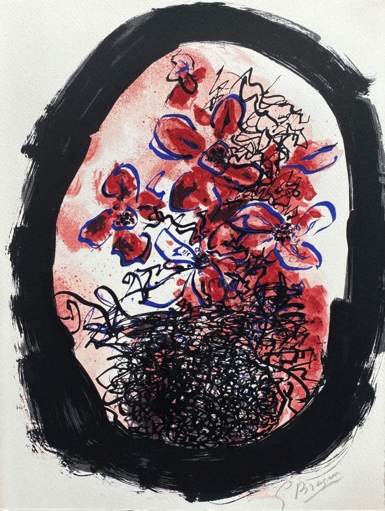 Litografia Braque - Le bouquet