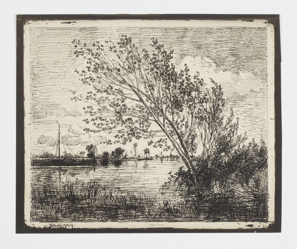 Non Tecnico Daubigny - Le bouquet d'aunes (The bunch of alders)