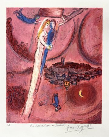 Litografia Chagall - Le Cantique des Cantiques