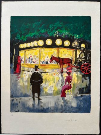 Litografia Van Dongen - Le Carrousel au Bois de Boulogne