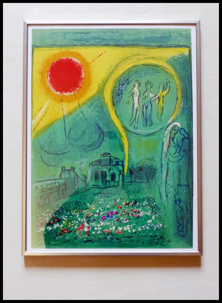 Litografia Chagall - LE CARROUSSEL DU LOUVRE