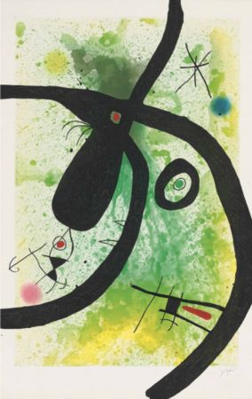 Acquaforte E Acquatinta Miró - Le Chasseur de Pieuvres