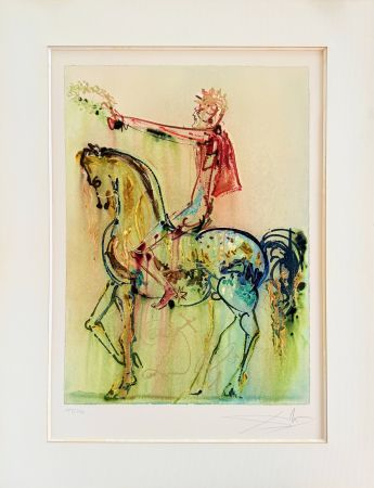 Litografia Dali - Le Chavelier Roman
