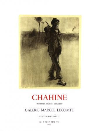 Litografia Chahine - Le Chemineau