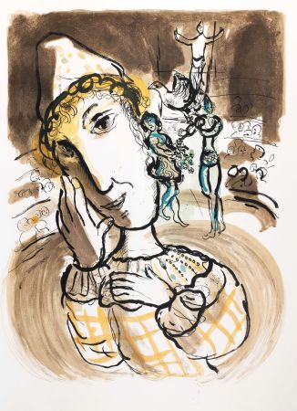 Non Tecnico Chagall - Le cirque au Clown jaune