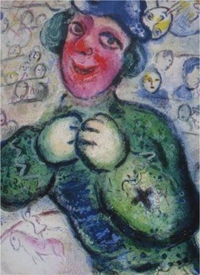 Litografia Chagall - Le Cirque, planche 16