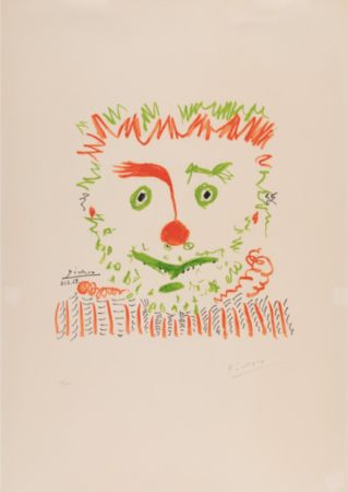 Litografia Picasso - Le Clown