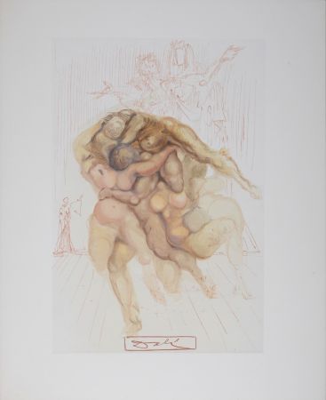 Litografia Dali - Le Coléreux