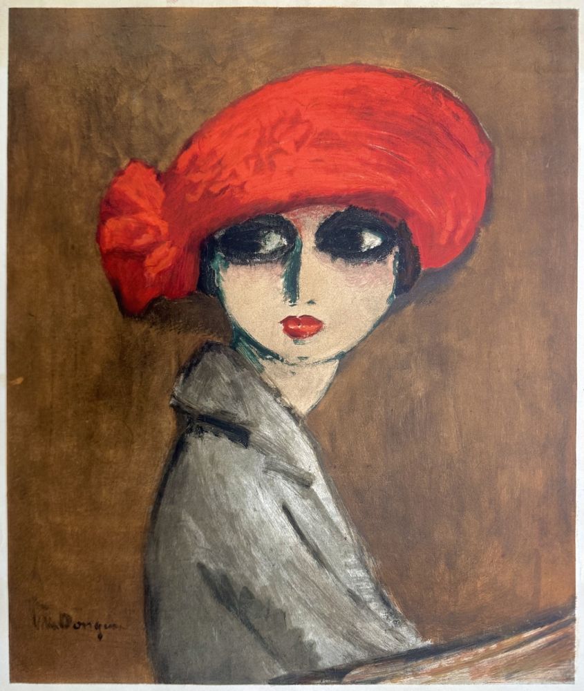 Litografia Van Dongen -  Le Coquelicot