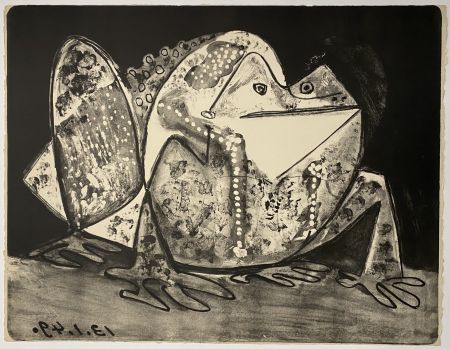 Litografia Picasso - Le Crapaud (The Toad)