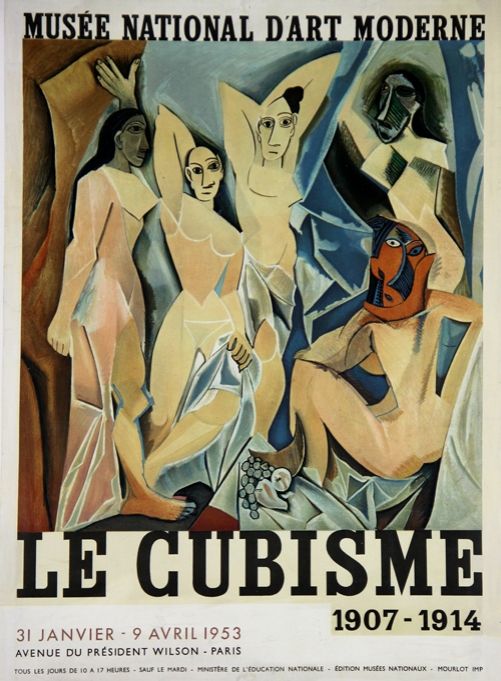Litografia Picasso - Le Cubisme  , D'apres Les Demoiselles D'Avignon