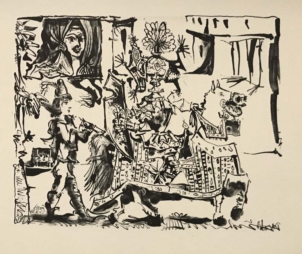 Litografia Picasso - Le Depart – The Departure (B. 686)