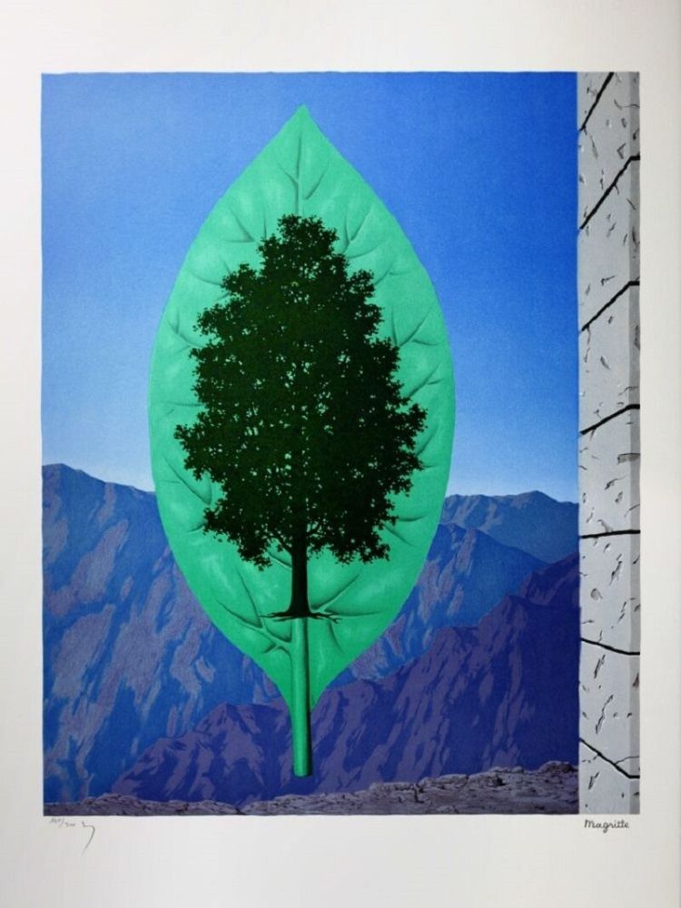 Litografia Magritte - Le Dernier Cri