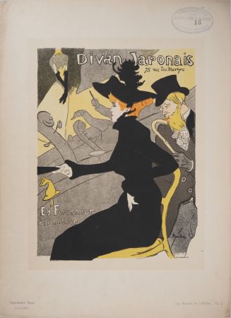 Litografia Toulouse-Lautrec - Le Divan Japonais