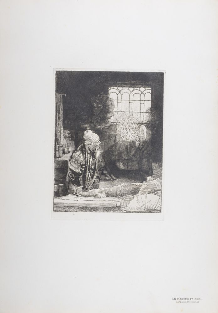 Rotocalcografia Rembrandt - Le Docteur Faustus