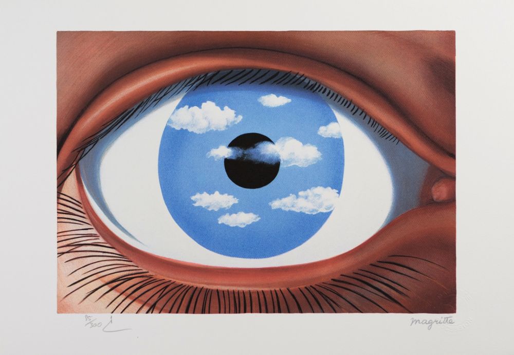 Litografia Magritte - Le Faux Miroir