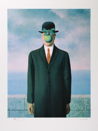 Litografia Magritte - Le Fils de l’Homme (The Son of Man)