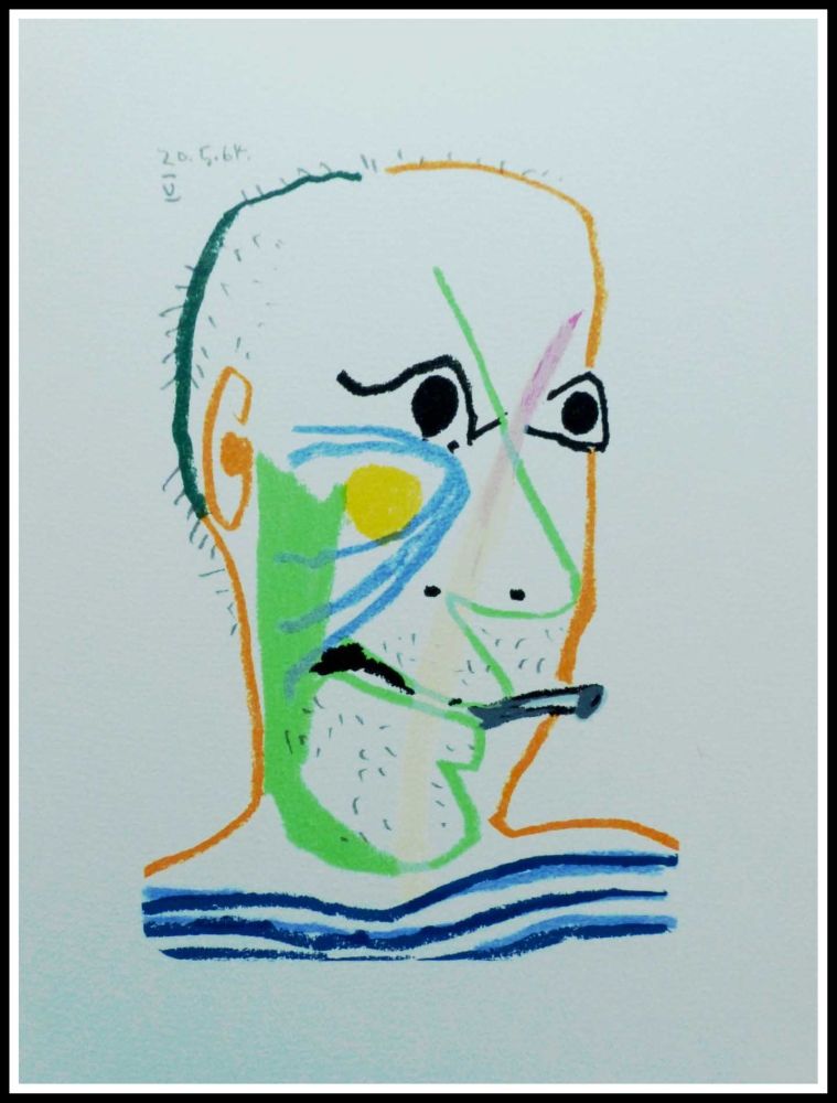 Litografia Picasso - LE GOUT DU BONHEUR - Planche N°19