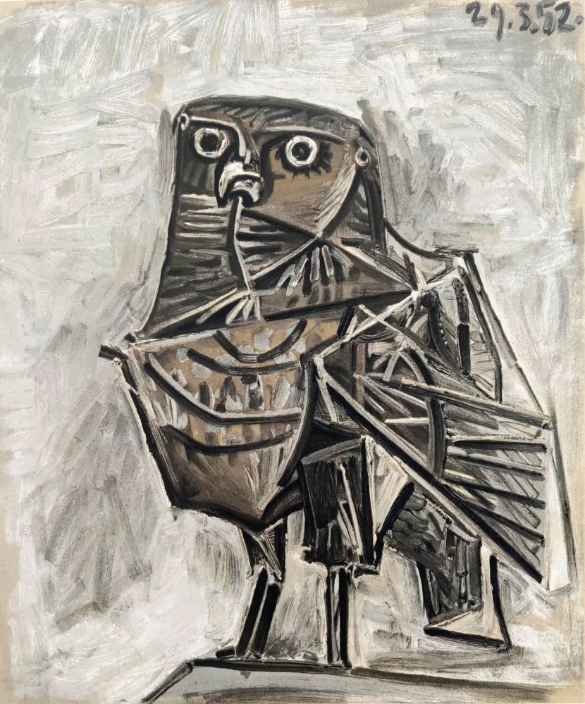 Litografia Picasso - Le Hibou