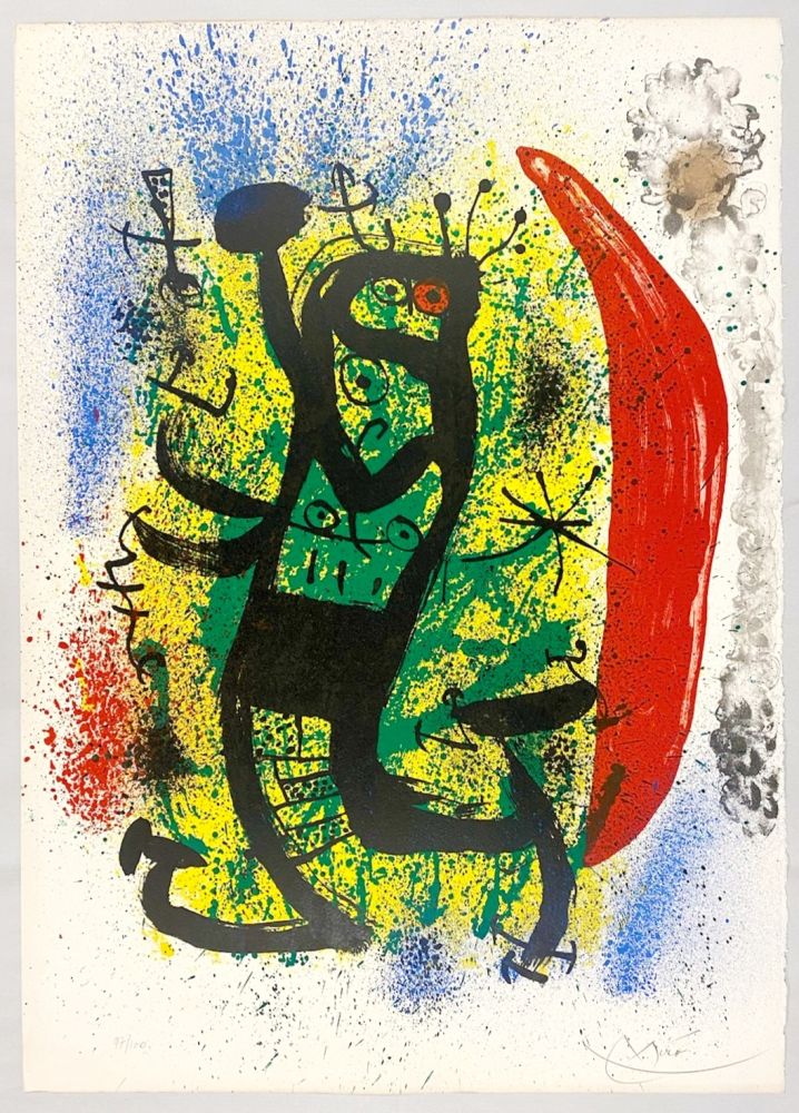 Litografia Miró - Le Homard