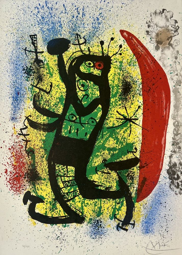 Litografia Miró - Le Homard 